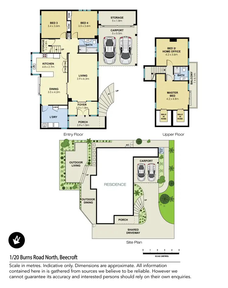 Floorplan of Homely house listing, 1/20 Burns Road North, Beecroft NSW 2119