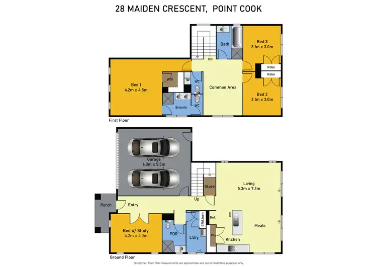 Floorplan of Homely house listing, 28 Maiden Crescent, Point Cook VIC 3030