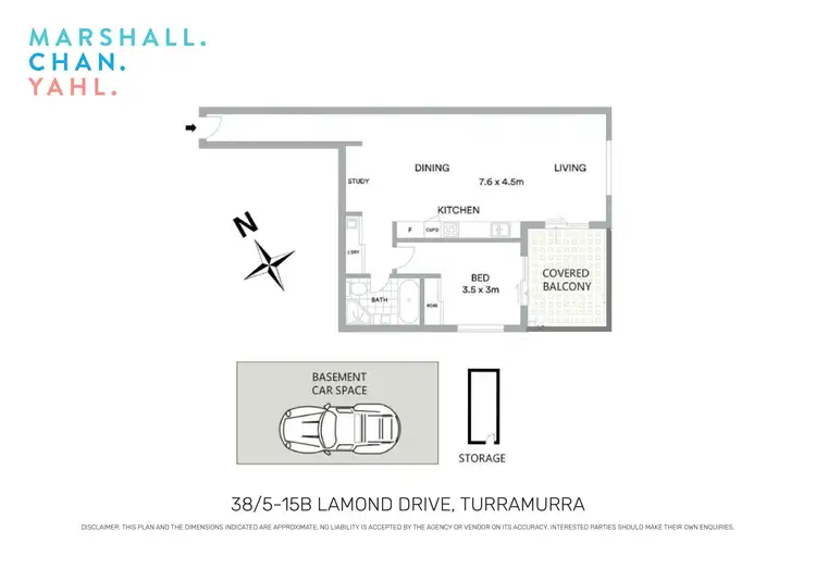 Floorplan of Homely apartment listing, 38/5-15B Lamond Drive, Turramurra NSW 2074