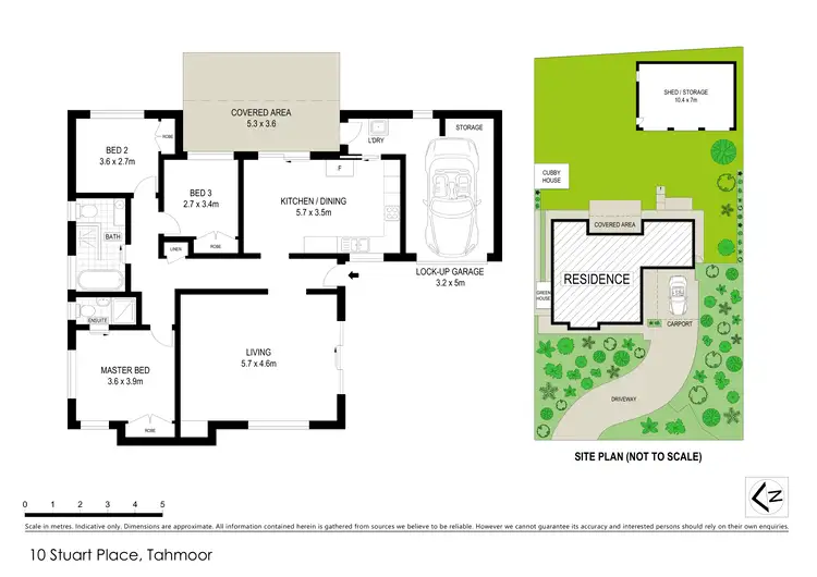 Floorplan of Homely house listing, 10 Stuart Place, Tahmoor NSW 2573
