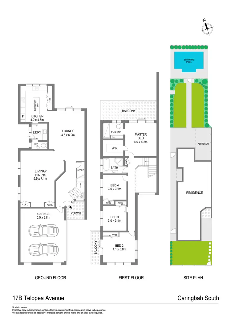 Floorplan of Homely house listing, 17b Telopea Avenue, Caringbah South NSW 2229
