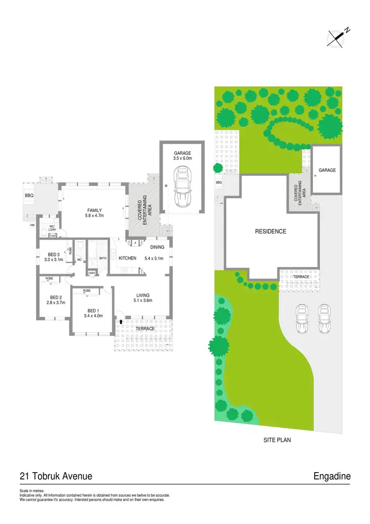 Floorplan of Homely house listing, 21 Tobruk Avenue, Engadine NSW 2233