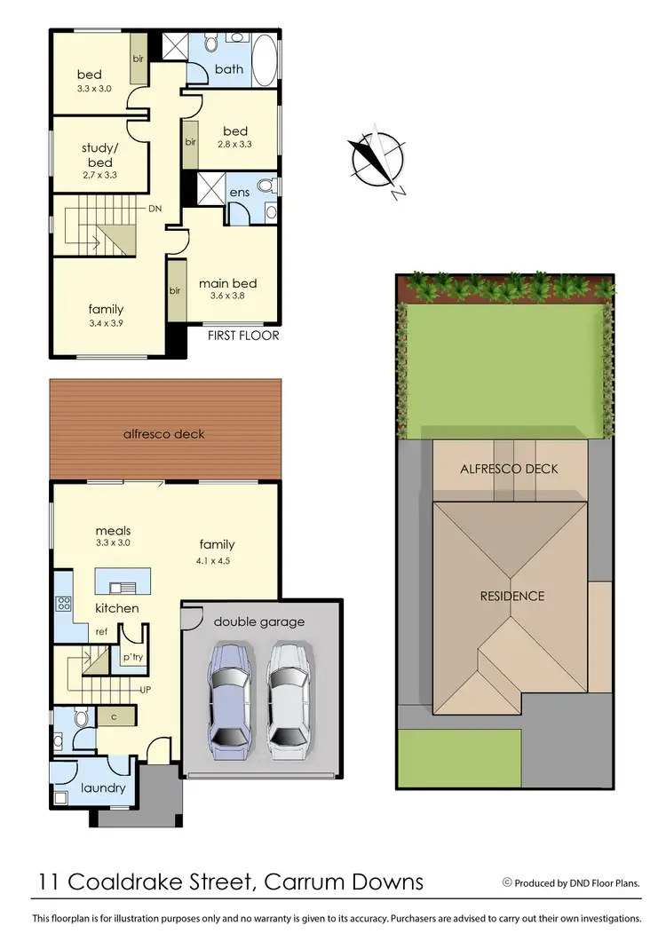 Floorplan of Homely house listing, 11 Coaldrake Street, Carrum Downs VIC 3201
