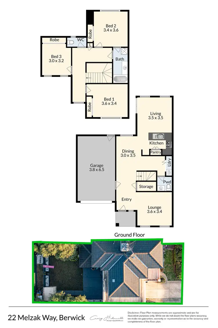 Floorplan of Homely house listing, 22 Melzak Way, Berwick VIC 3806