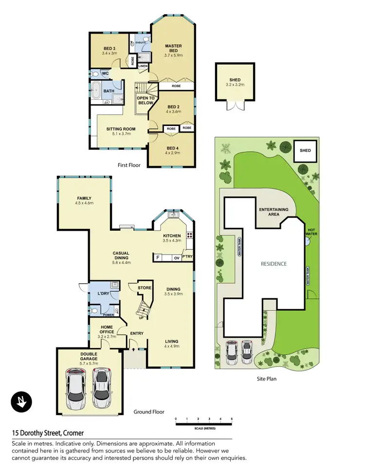 Floorplan of Homely house listing, 15 Dorothy Street, Cromer NSW 2099