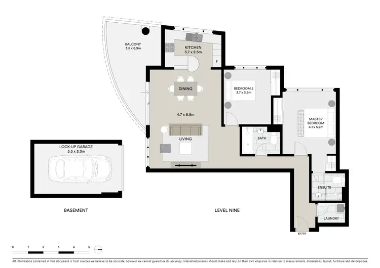 Floorplan of Homely apartment listing, 906/20 Gerrale Street, Cronulla NSW 2230