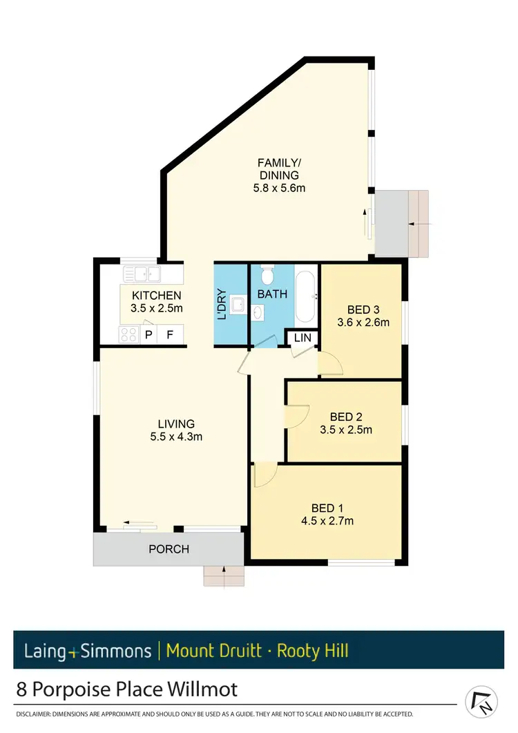 Floorplan of Homely house listing, 8 Porpoise Place, Willmot NSW 2770