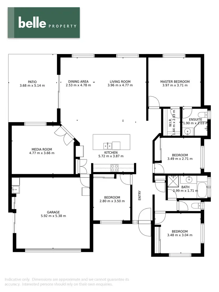 Floorplan of Homely house listing, 25 Michael David Drive, Warner QLD 4500