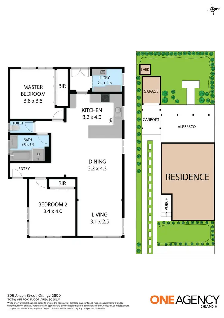 Floorplan of Homely house listing, 305 Anson Street, Orange NSW 2800