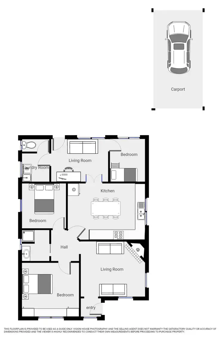 Floorplan of Homely house listing, 30 Goulburn Avenue, Red Cliffs VIC 3496
