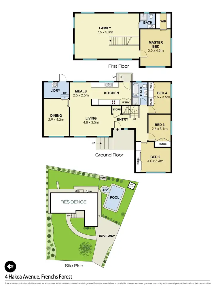 Floorplan of Homely house listing, 4 Hakea Avenue, Frenchs Forest NSW 2086