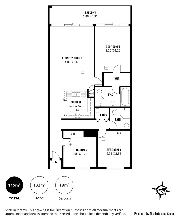 Floorplan of Homely apartment listing, 502/21-39 Bentham Street, Adelaide SA 5000