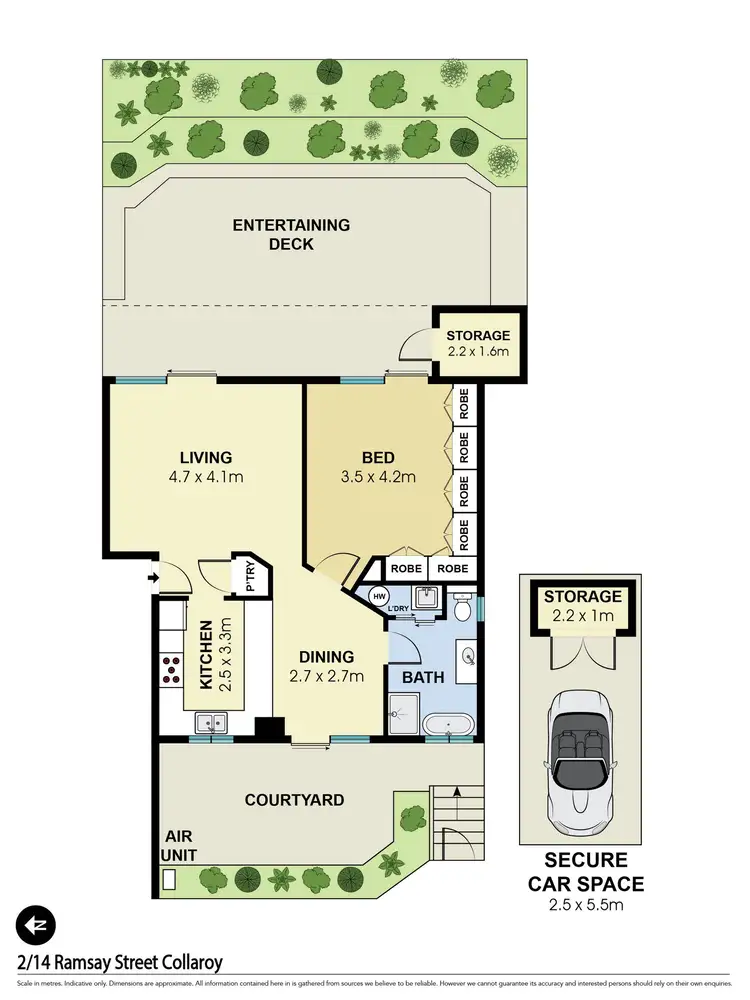 Floorplan of Homely apartment listing, 2/14-16 Ramsay Street, Collaroy NSW 2097