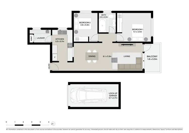 Floorplan of Homely unit listing, 11/115-117 Alfred Street, Sans Souci NSW 2219