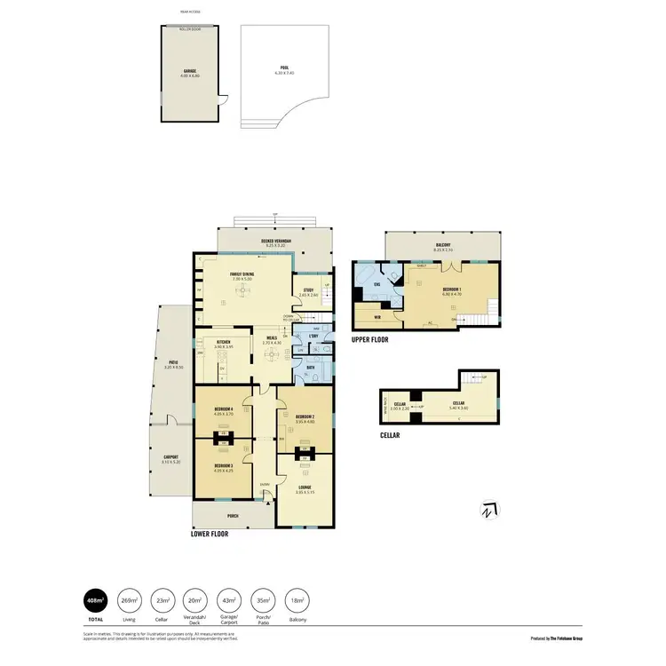 Floorplan of Homely house listing, 4 Fourth Avenue, St Peters SA 5069