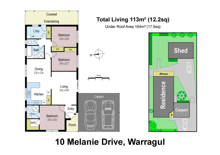 Floorplan of Homely house listing, 10 Melanie Drive, Warragul VIC 3820