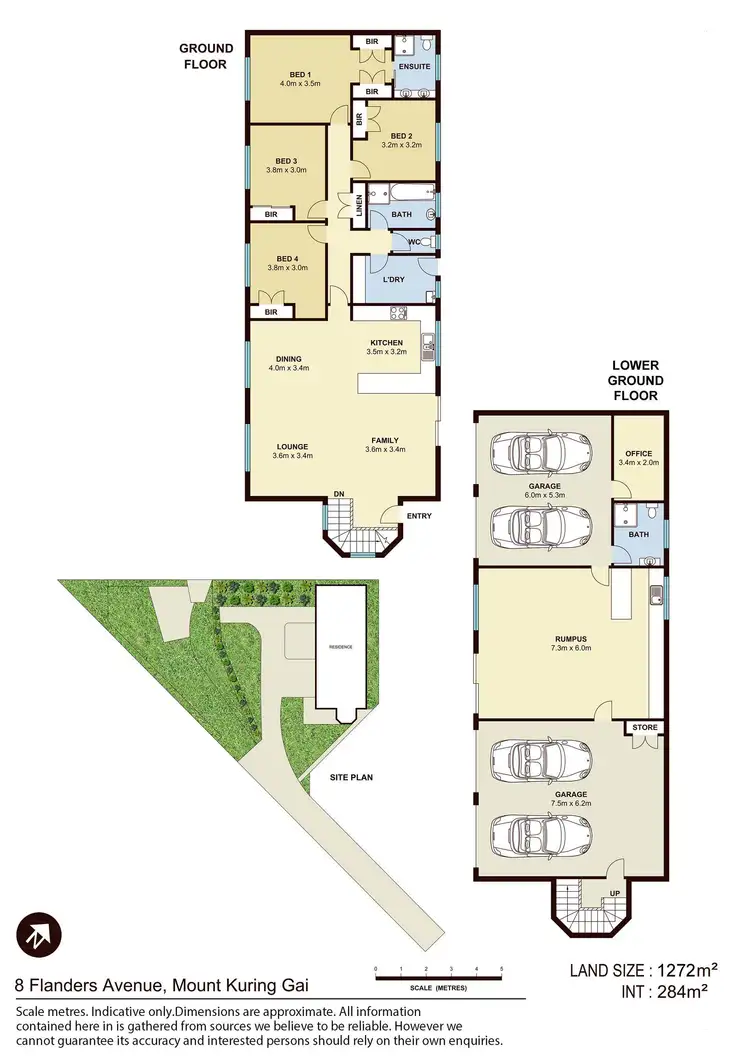 Floorplan of Homely house listing, 8 Flanders Avenue, Mount Kuring-Gai NSW 2080