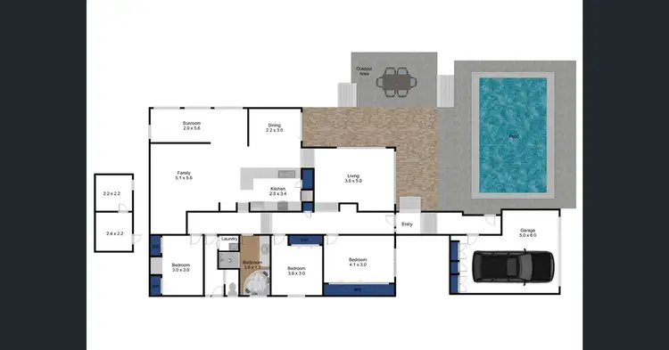 Floorplan of Homely house listing, 21 Heather Grove, Traralgon VIC 3844
