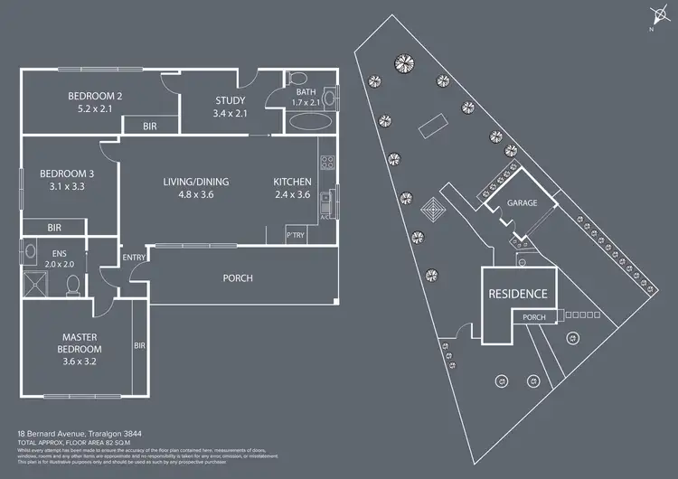 Floorplan of Homely house listing, 18 Bernard Avenue, Traralgon VIC 3844