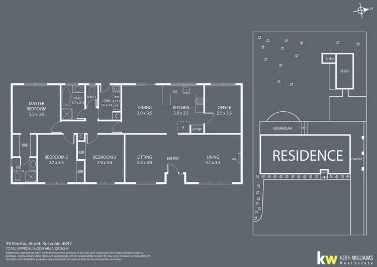 Floorplan of Homely house listing, 49 Mackay Street, Rosedale VIC 3847