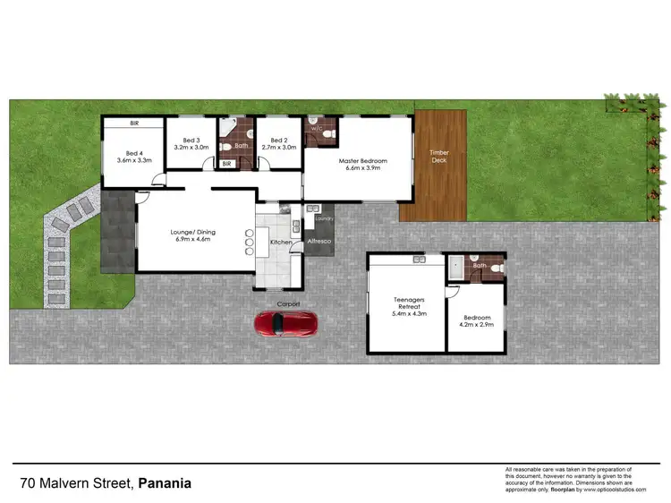Floorplan of Homely house listing, 70 Malvern Street, Panania NSW 2213