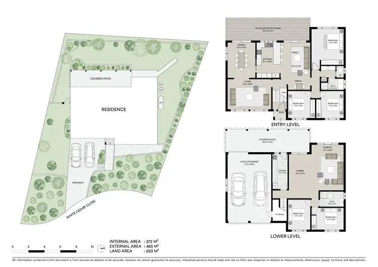 Floorplan of Homely house listing, 21 White Cedar Close, Green Point NSW 2251
