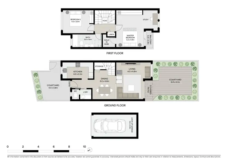 Floorplan of Homely townhouse listing, 10/5-7 River Road, Wollstonecraft NSW 2065