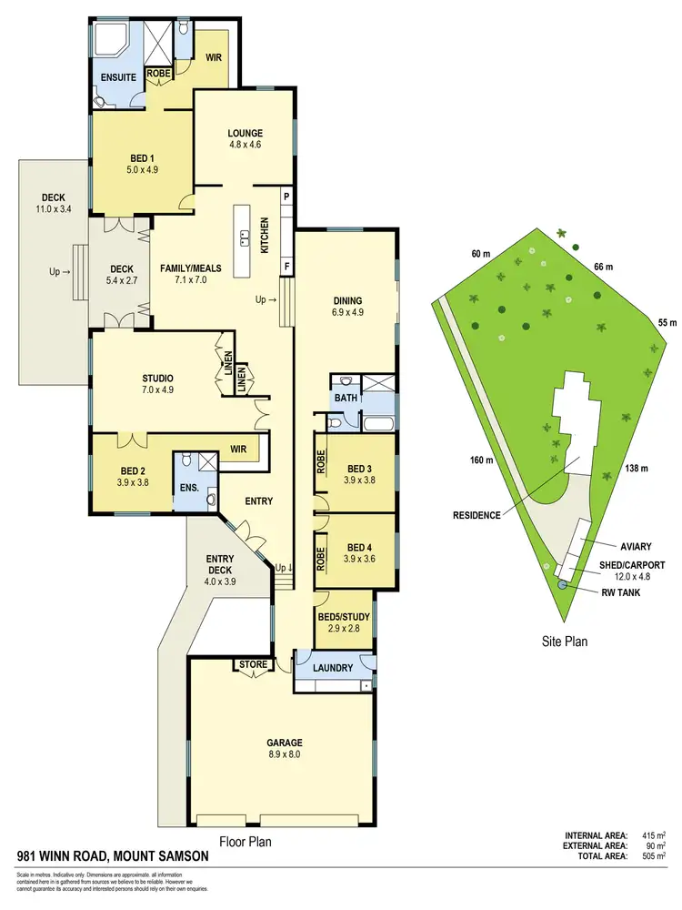 Floorplan of Homely house listing, 981 Winn Road, Mount Samson QLD 4520