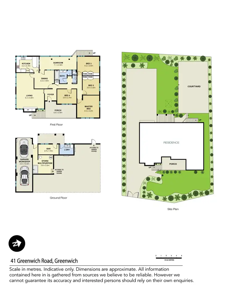 Floorplan of Homely house listing, 41 Greenwich Road, Greenwich NSW 2065