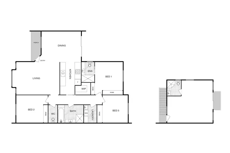 Floorplan of Homely townhouse listing, 8 Paisley Street, Nicholls ACT 2913