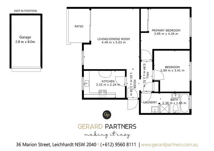 Floorplan of Homely apartment listing, 2/3 Chandos Street, Ashfield NSW 2131
