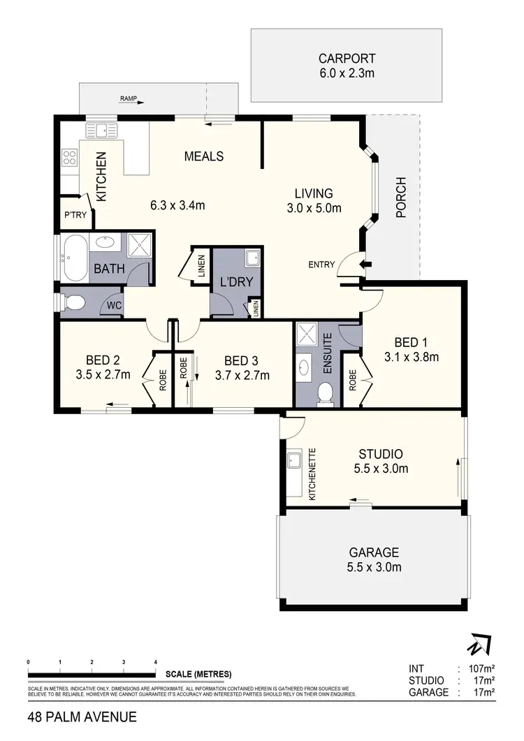 Floorplan of Homely house listing, 48 Palm Avenue, Spring Gully VIC 3550