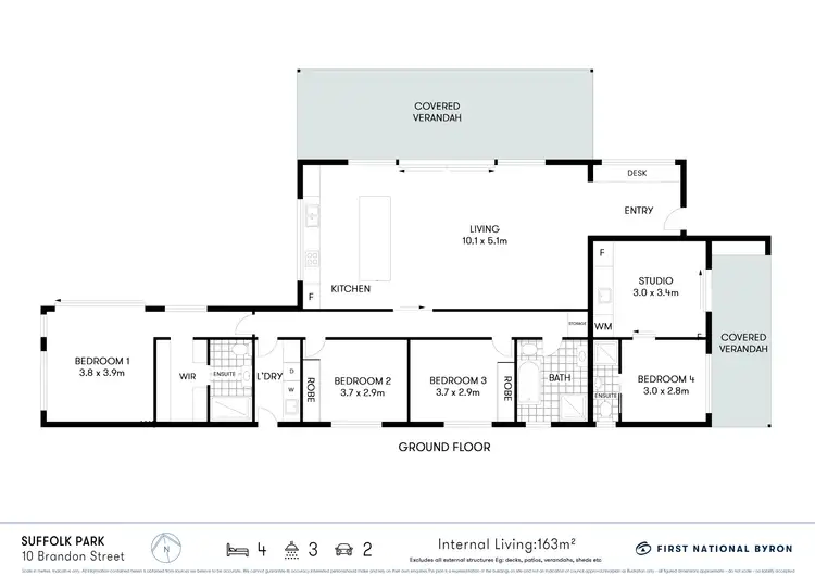 Floorplan of Homely house listing, 10 Brandon Street, Suffolk Park NSW 2481