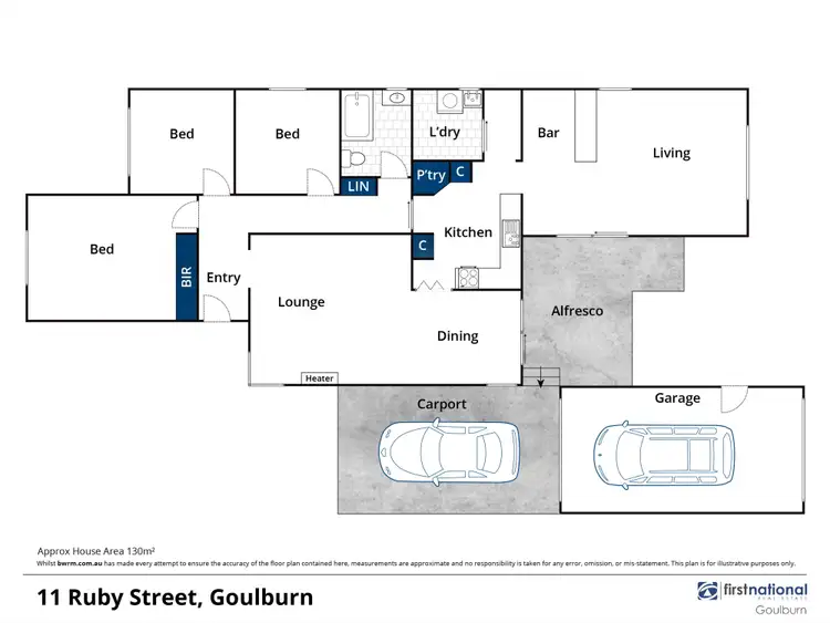 Floorplan of Homely house listing, 11 Ruby Street, Goulburn NSW 2580