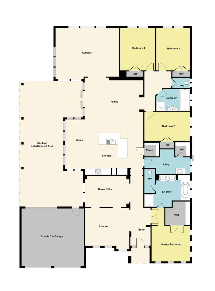 Floorplan of Homely house listing, 35 Alfredton Drive, Alfredton VIC 3350