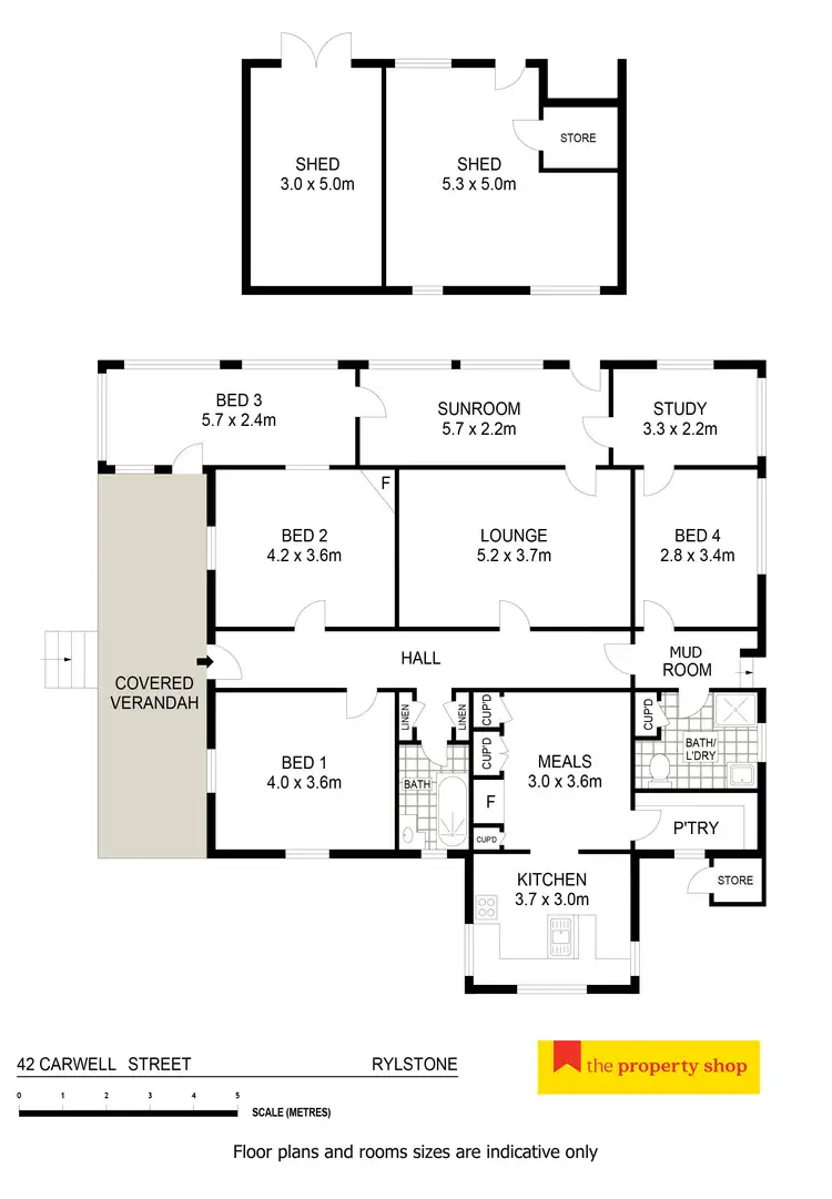 Floorplan of Homely house listing, 42 Carwell Street, Rylstone NSW 2849