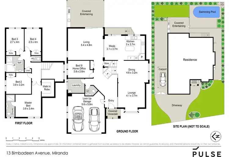 Floorplan of Homely house listing, 13 Bimbadeen Avenue, Miranda NSW 2228