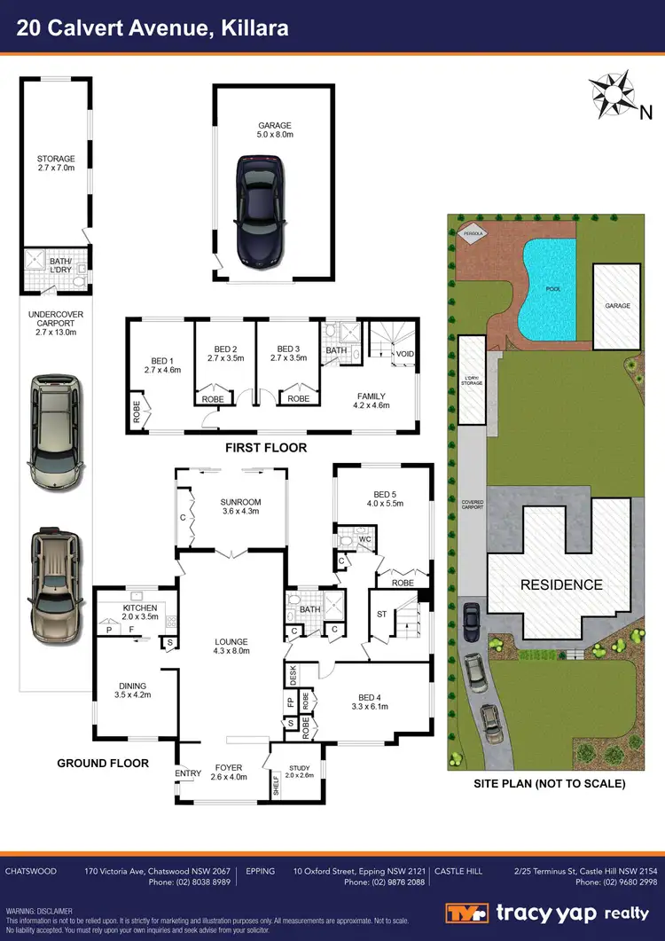 Floorplan of Homely house listing, 20 Calvert Avenue, Killara NSW 2071