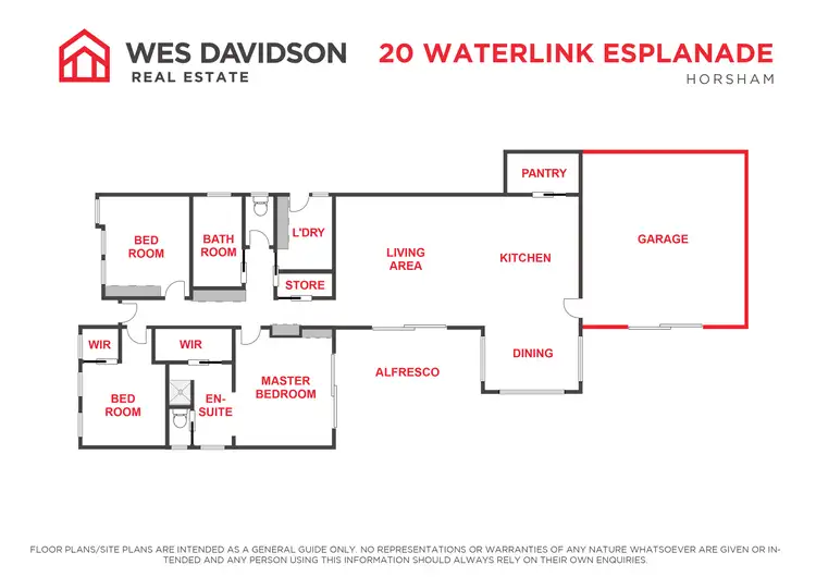 Floorplan of Homely townhouse listing, 20 Waterlink Esplanade, Horsham VIC 3400