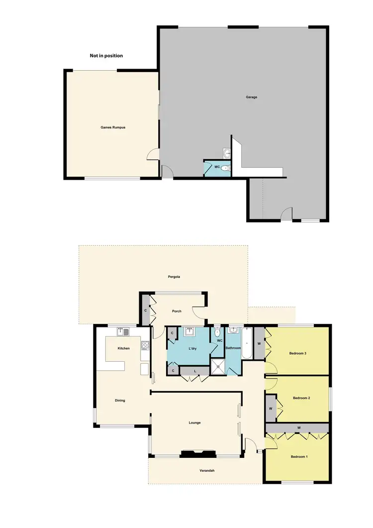 Floorplan of Homely house listing, 18 High Street, Maryborough VIC 3465