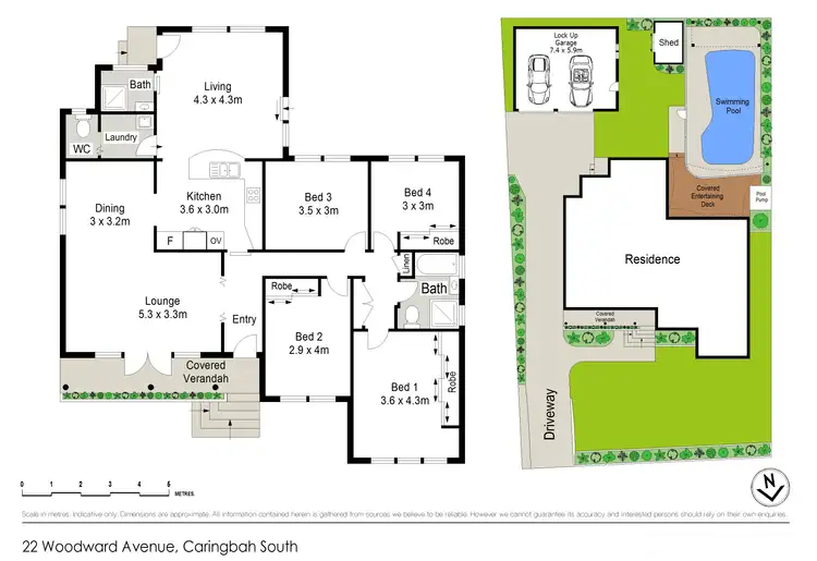 Floorplan of Homely house listing, 22 Woodward Avenue, Caringbah South NSW 2229