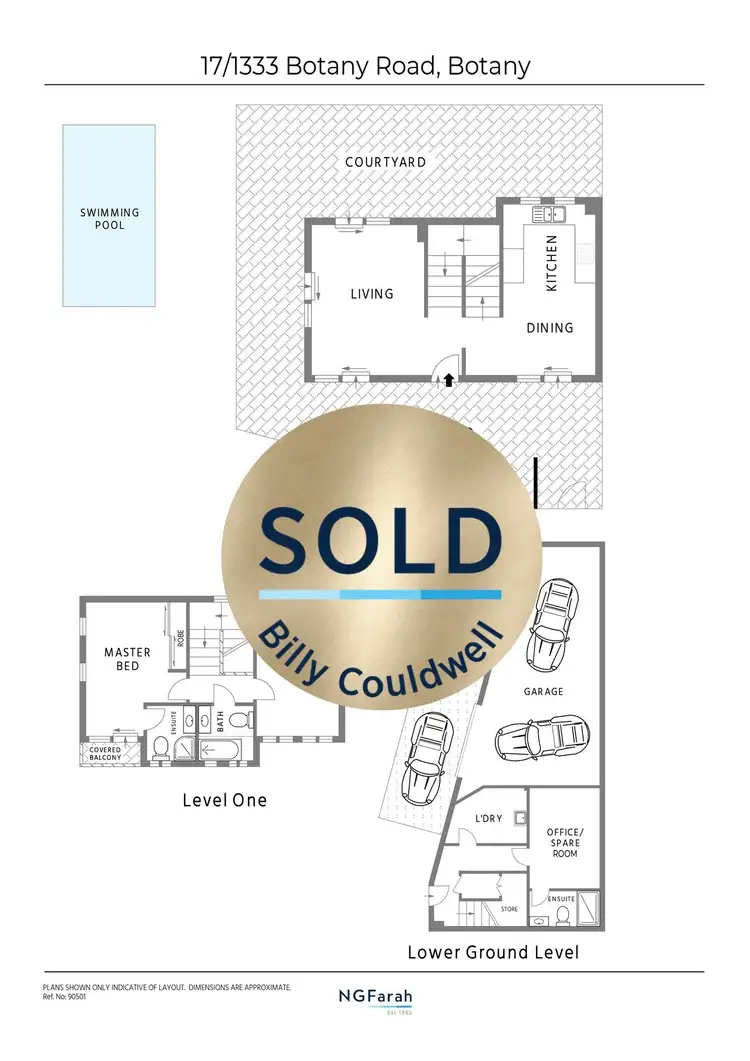 Floorplan of Homely townhouse listing, 17/1333 Botany Road, Botany NSW 2019