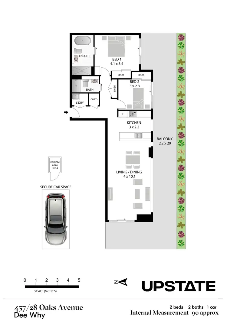 Floorplan of Homely unit listing, 457/28 Oaks Avenue, Dee Why NSW 2099