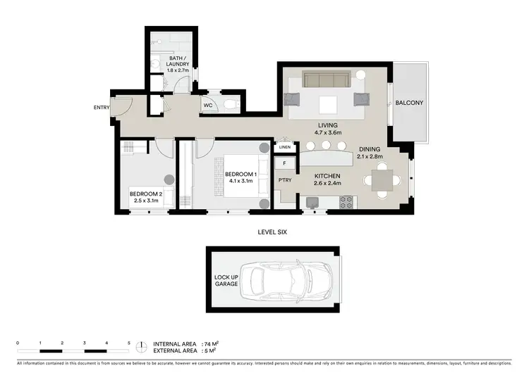 Floorplan of Homely apartment listing, 24/30 Marine Parade, The Entrance NSW 2261