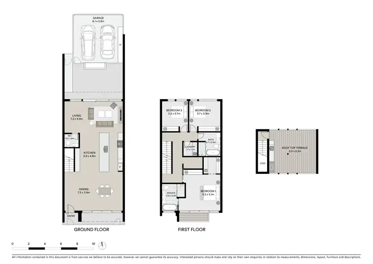 Floorplan of Homely townhouse listing, 32 Harbourside Drive, Rippleside VIC 3215