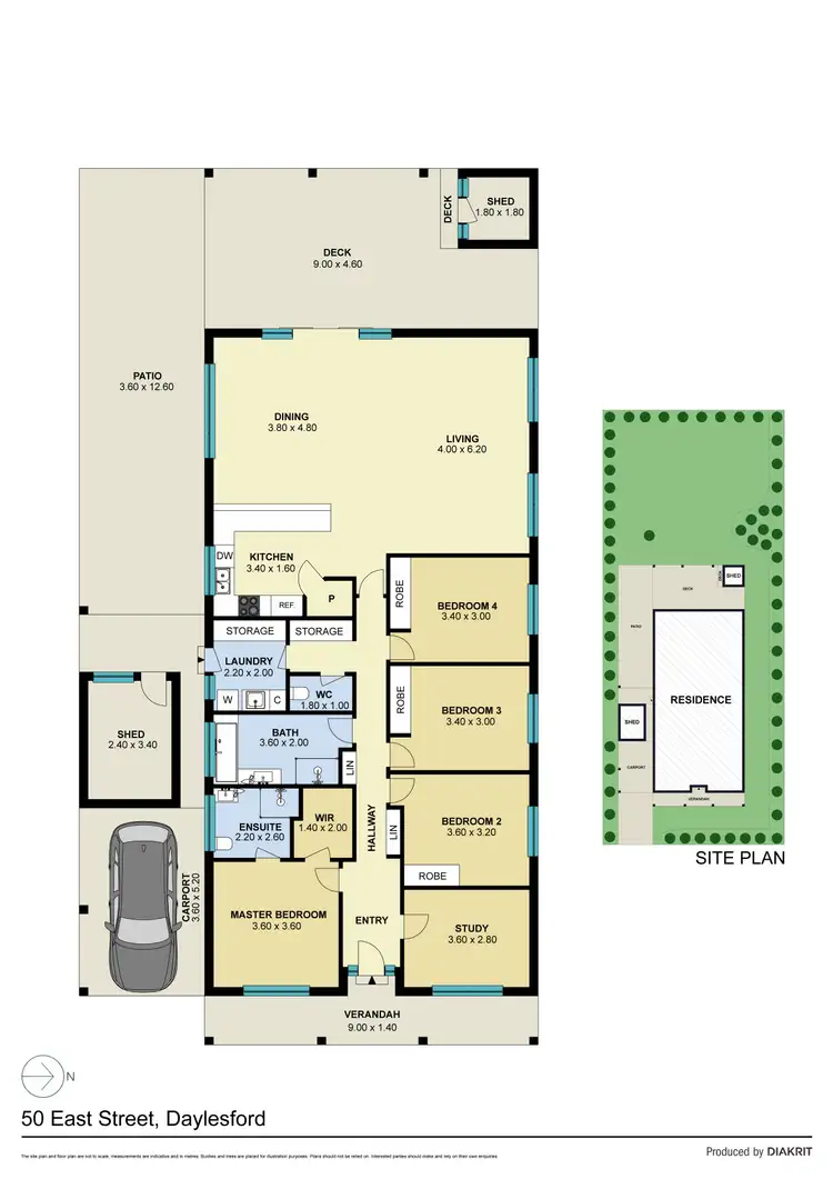 Floorplan of Homely house listing, 50 East Street, Daylesford VIC 3460