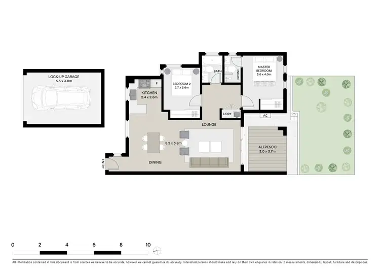 Floorplan of Homely apartment listing, 1/5 Garland Road, Naremburn NSW 2065