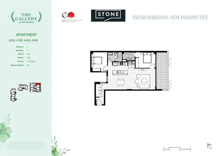 Floorplan of Homely apartment listing, A206/1081 Old Princes Highway, Engadine NSW 2233