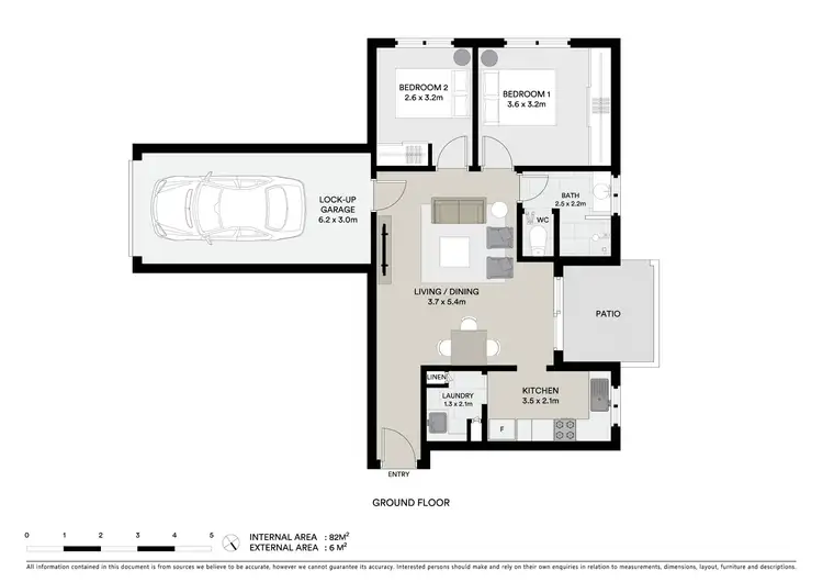 Floorplan of Homely unit listing, 3/5 Marine Parade, The Entrance NSW 2261