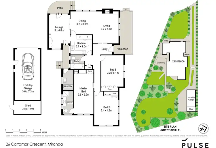 Floorplan of Homely house listing, 26 Carramar Crescent, Miranda NSW 2228